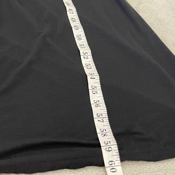 Maternity Long Black Maxi Dress Size Large - Picture 9 of 9